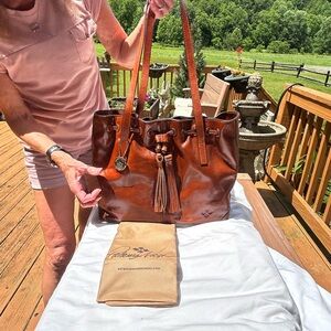 Patricia Nash Brown Classic Tote